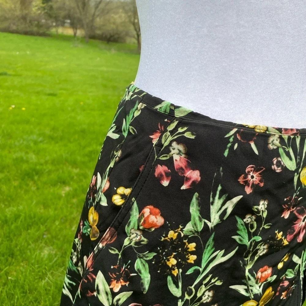 3.1 Phillip Lim Pink Yellow Skater Skirt Size 4 Pockets